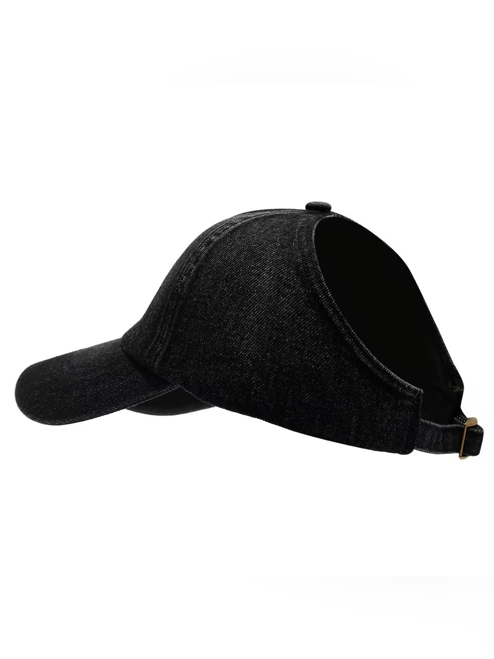 ❤️Buy Now Price❤️ Denim Ponytail Baseball Cap, Backless Messy Bun Hat - Choose 1 - Picture 4 of 16